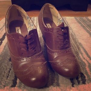 Heeled Brown Booties